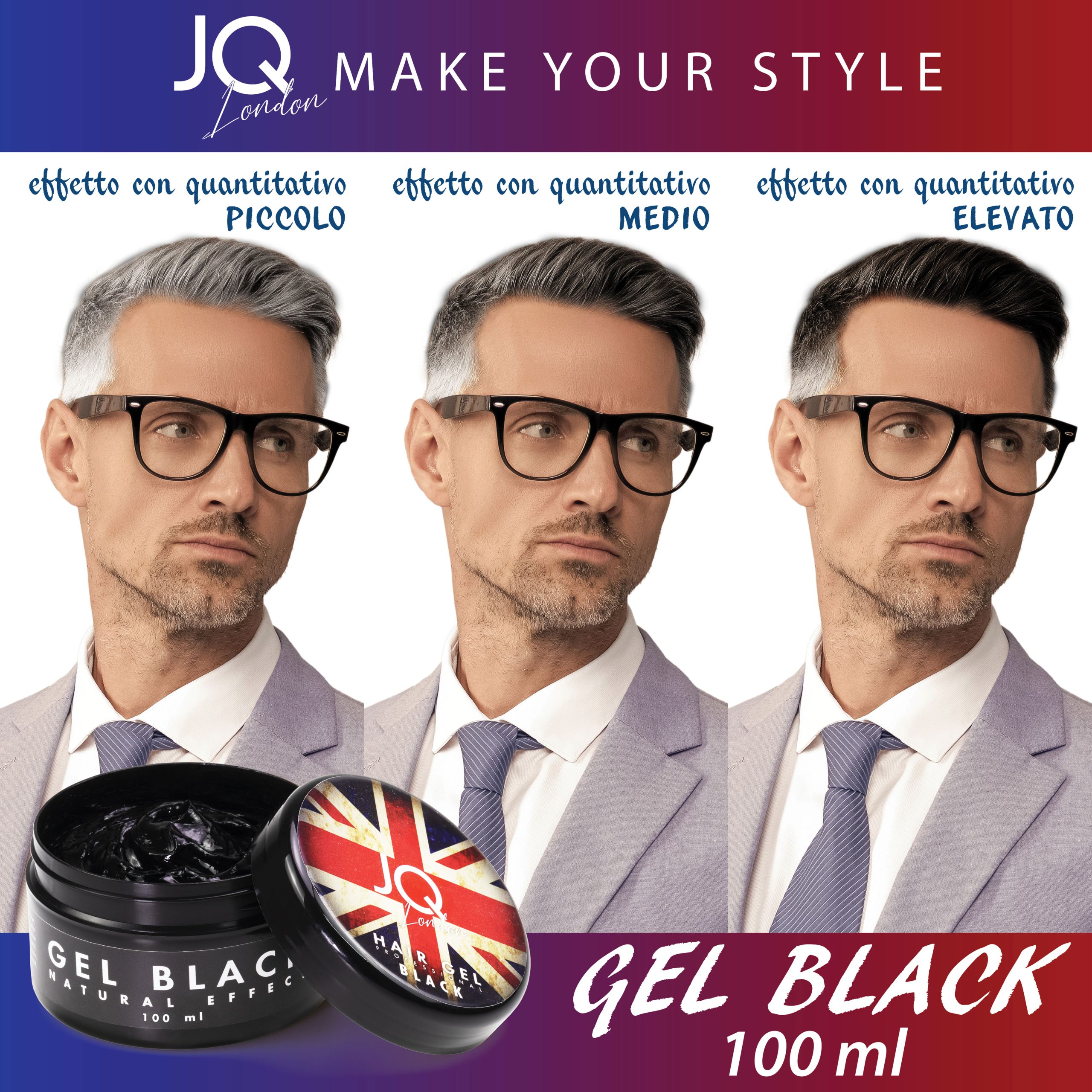Gel Capelli BLACK 100ml - immagine 2